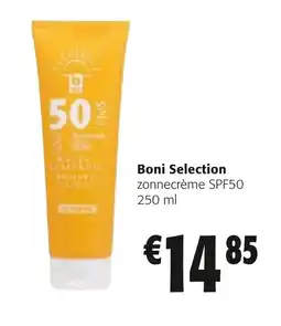 Colruyt boni selection zonnecrème spf50 aanbieding