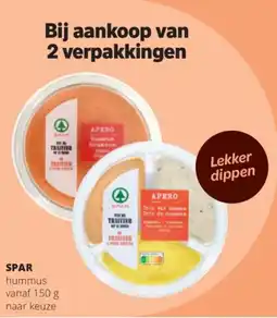 Spar spar hummus aanbieding