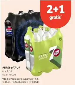 Spar Pepsi of 7 up aanbieding