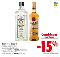 Colruyt Bombay of Bacardí aanbieding