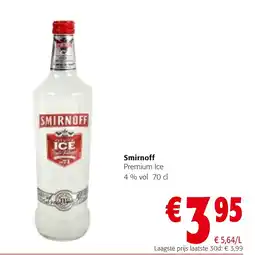 Colruyt Smirnoff premium ice aanbieding