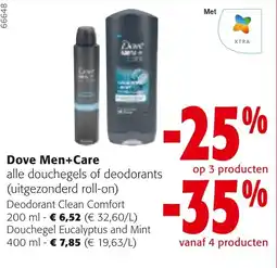 Colruyt Dove Men+Care alle douchegels of deodorants aanbieding