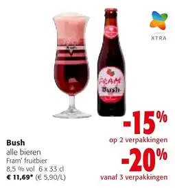 Colruyt Bush alle bieren aanbieding