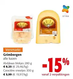 Colruyt Grimbergen alle kazen aanbieding