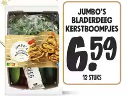 Jumbo Jumbo's bladerdeeg kerstboompjes aanbieding