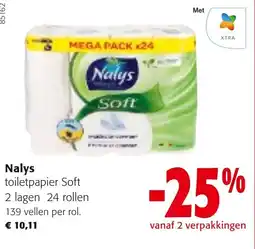 Colruyt Nalys toilet papier soft aanbieding