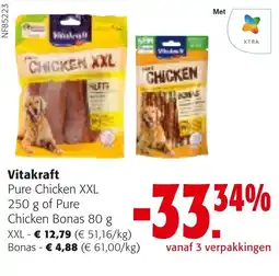 Colruyt Vitakraft pure chicken xxl aanbieding