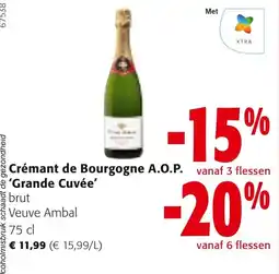 Colruyt Crémant de Bourgogne A.O.P. 'Grande Cuvée' aanbieding