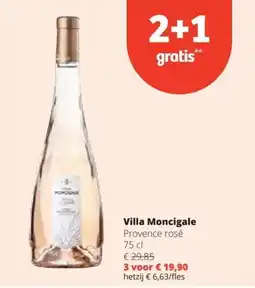 Spar Villa Moncigale Provence rosé aanbieding