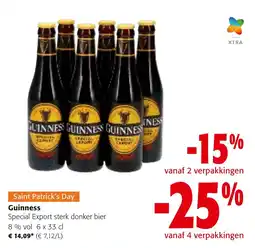 Colruyt Saint Patrick's Day Guinness aanbieding