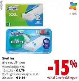 Colruyt Swiffer alle navullingen aanbieding