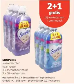 Spar Soupline wasverzachter aanbieding