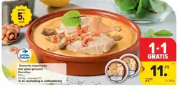 Carrefour Oostends vispannetje met grijze garnalen aanbieding