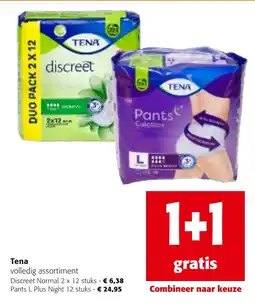 Colruyt Tena volledig assortiment aanbieding