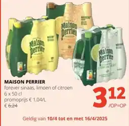 Spar Maison perrier aanbieding