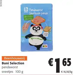 Colruyt Boni Selection pandaworst sneetjes aanbieding