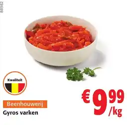 Colruyt Gyros varken aanbieding