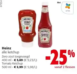 Colruyt Heinz alle ketchup aanbieding