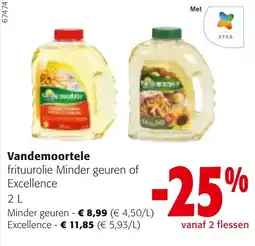 Colruyt Vandemoortele frituurolie aanbieding