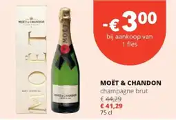 Spar Moët & chandon champagne brut aanbieding