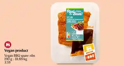 Delhaize Vegan BBQ spare-ribs aanbieding