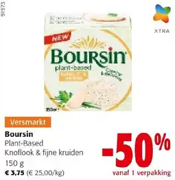 Colruyt Boursin plant-based aanbieding
