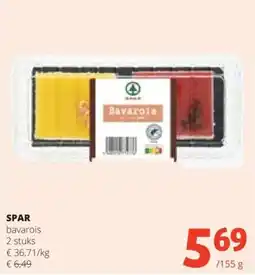 Spar bavarois aanbieding
