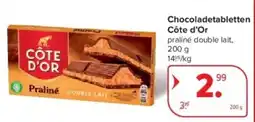 Carrefour Chocoladetabletten Côte d'Or aanbieding