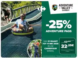 Carrefour Adventure Pass aanbieding