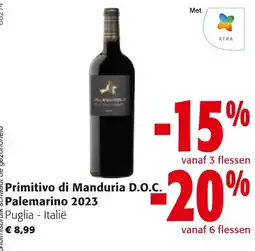 Colruyt Primitivo di Manduria D.O.C. Palemarino aanbieding