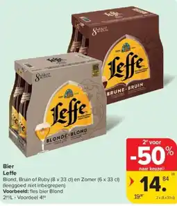 Carrefour Bier Leffe aanbieding