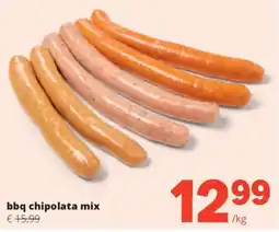 Spar bbq chipolata mix aanbieding