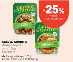 Spar Garden Gourmet vleesvervangers aanbieding