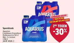 Delhaize Sportdrank Aquarius aanbieding