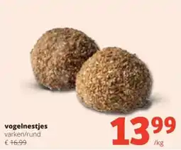 Spar vogelnestjes aanbieding