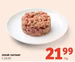 Spar steak tartaar aanbieding