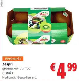 Colruyt Zespri groene kiwi Jumbo aanbieding