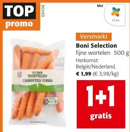Colruyt Boni Selection fijne wortelen aanbieding