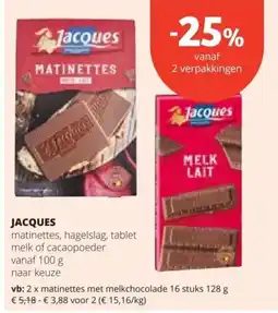 Spar jacques matinettes aanbieding