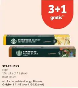 Spar starbucks caps aanbieding