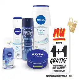 Jumbo Nivea 1+1 gratis aanbieding