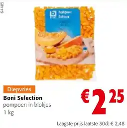 Colruyt Boni selection pompoen in blokjes aanbieding