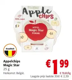 Colruyt Appelchips Magic Star aanbieding