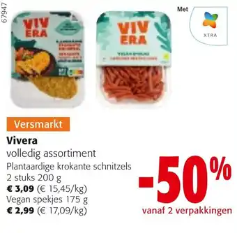 Colruyt Vivera volledig assortiment aanbieding