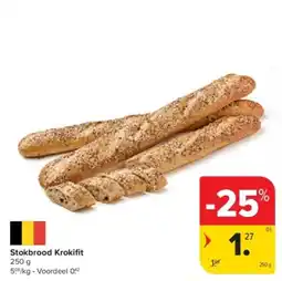 Carrefour Stokbrood Krokit aanbieding
