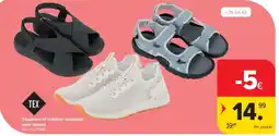 Carrefour Sneakers of outdoor sandalen voor dames aanbieding