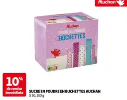 Auchan sucre en poudre en buchettes auchan aanbieding