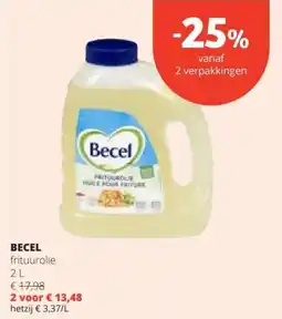 Spar Becel frituurolie aanbieding