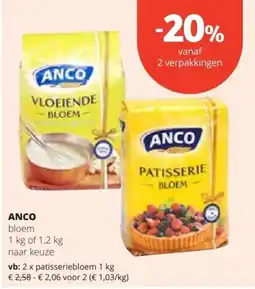 Spar Anco bloem aanbieding