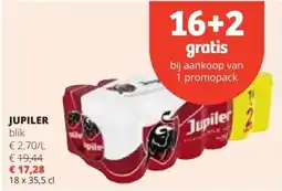 Spar Jupiler blik aanbieding